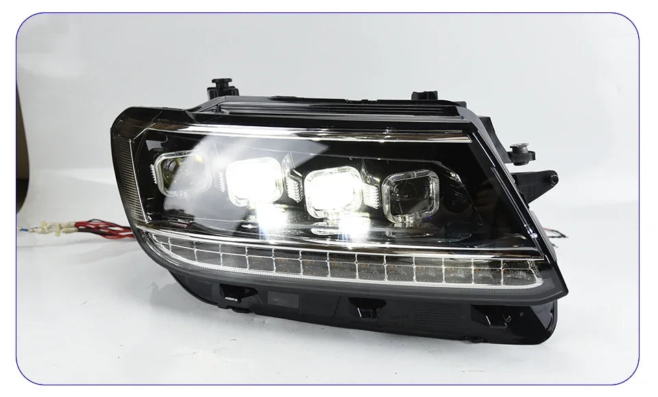 Car Front Lamps for VW Tiguan L 2017-2021 LED Auto Headlights Assembly Upgrade Bugatti Style 4 Projector Lens Accessories