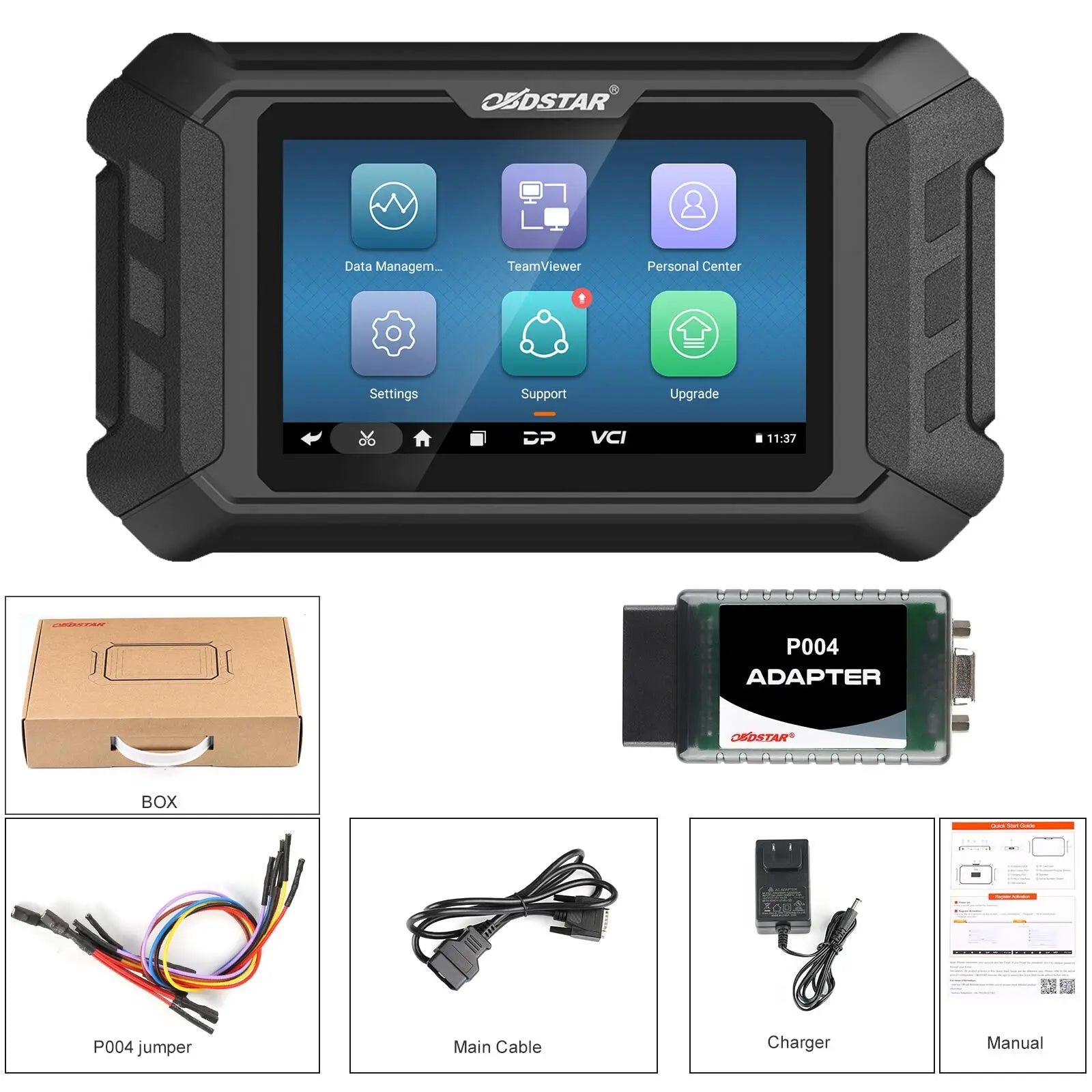 OBDSTAR P50 Airbag Reset Intelligent Airbag Reset Equipment with P004 Adapter + CAN FD Adapter