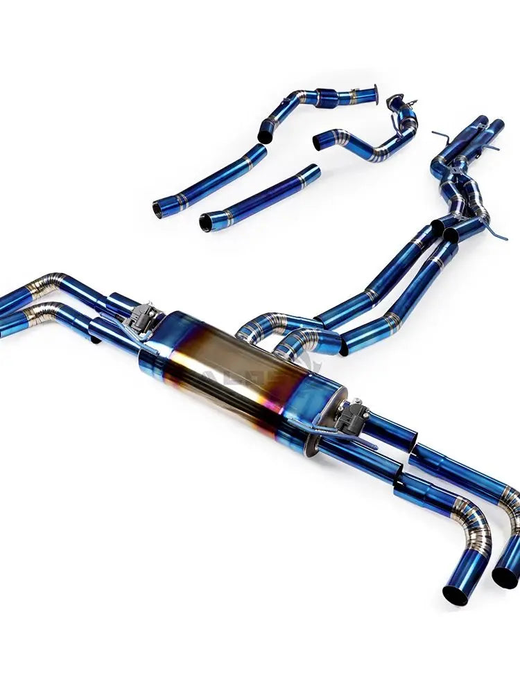 ALOSI factory cat back full exhaust system for Lamborghini URUS 4.0T 2019-2023 front grille valve OEM titanium exhaust