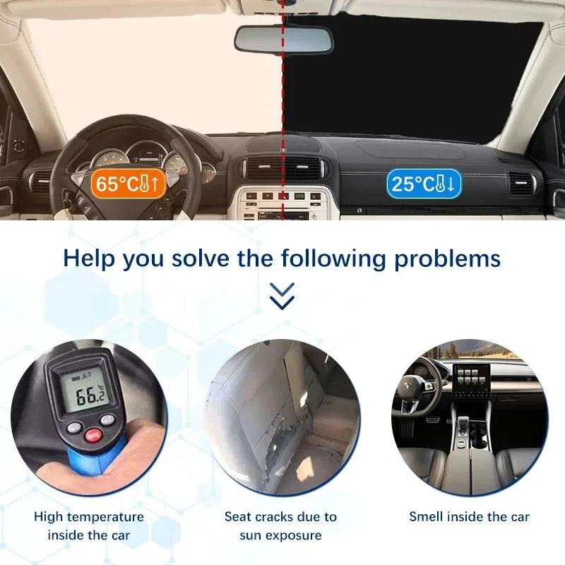 Car Window Sunshade Cover Sun Shade Windshield Visor Protector Windscreen For Jaguar XF XFR XJ XJ6 XJ8 XJ12 XJR XJL XK XK8 XKR