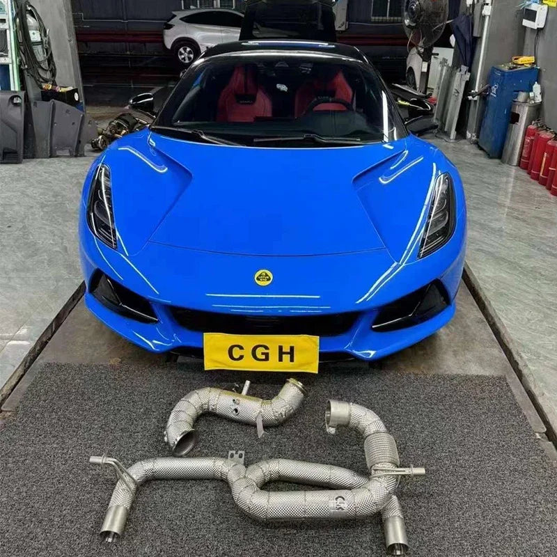 Hot Sale Explosions-Resistant Stainless Steel 304 Car Exhaust Manifold Lotus Emira Evora Elisa Exige Downpipe Exhaust Pipe