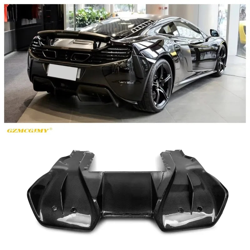 Carbon fiber rear diffuser popular MSO type carbon fiber rear bumper separator, suitable for McLaren MP4-12C 625c 650S