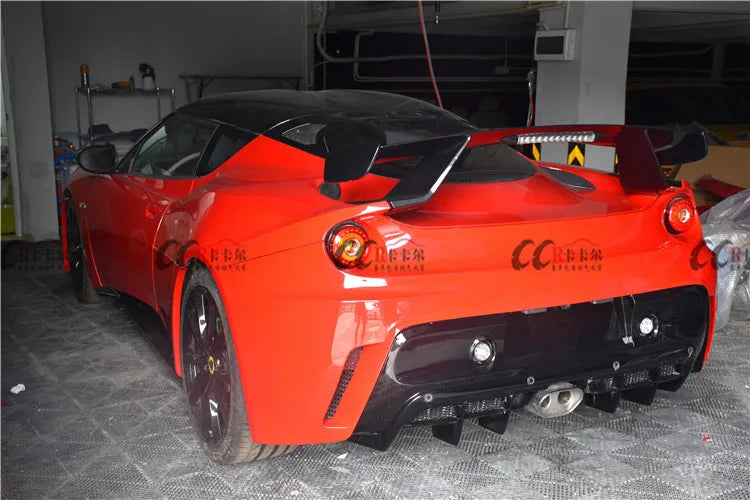 Good fitment body kit for Lotus Evora front bumper rear bumper side skirts and trunk spoiler for Lotus Evora facelift