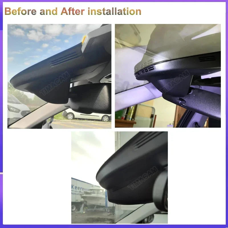 TIMACAM 4K Dash Cam 2K Car DVR Camera for ALFA ROMEO Stelvio Quadrifoglio Giulia Quadrifoglio GTA Veloce 2016-2023 Easy Install