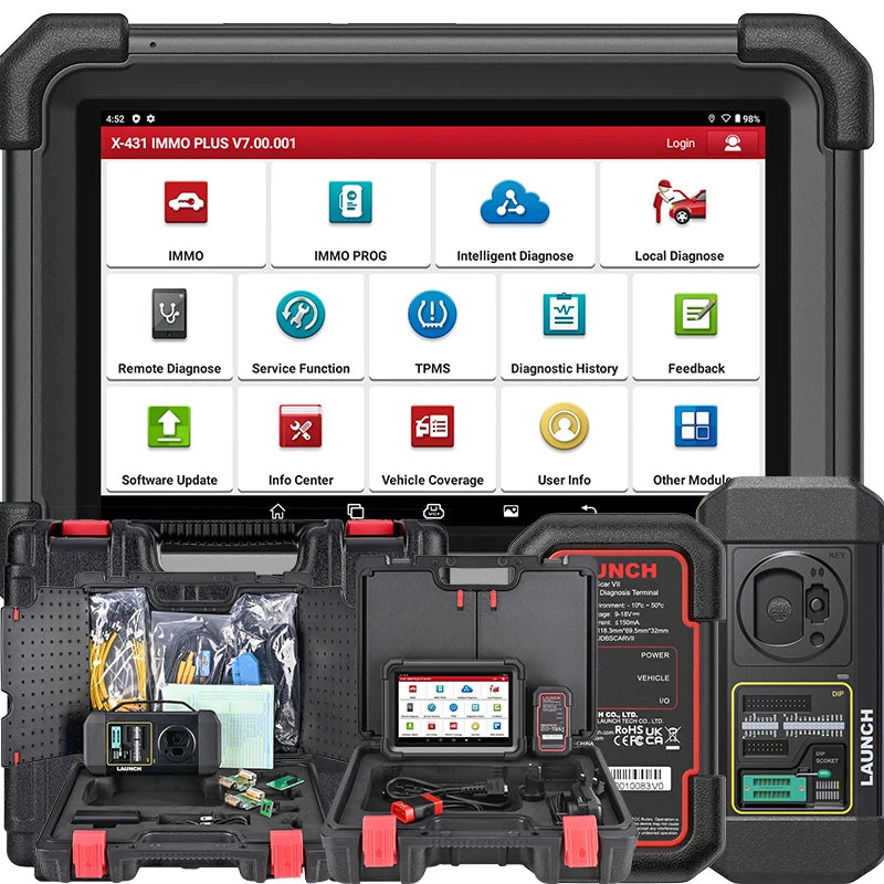 LAUNCH X431 IMMO Plus Car Key Programmer Programming Tool Automotive Diagnostic Scanner Auto Diagnosis Immobilizer