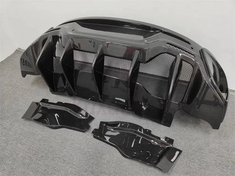 600lt Style Dry Carbon Fiber Rear Bumper Body Kit for McLaren 540C 570s 570GT Front Bumper Side Skirts Hood Rear Spoiler