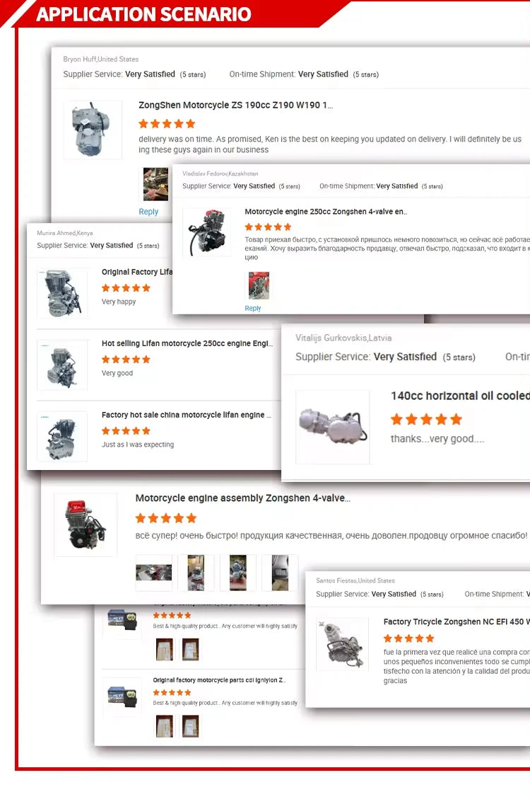 Good Quality 250cc Engine For Honda For Yamaha For Kawasaki Zonsheng 250cc Motor Engine With EFI Parts