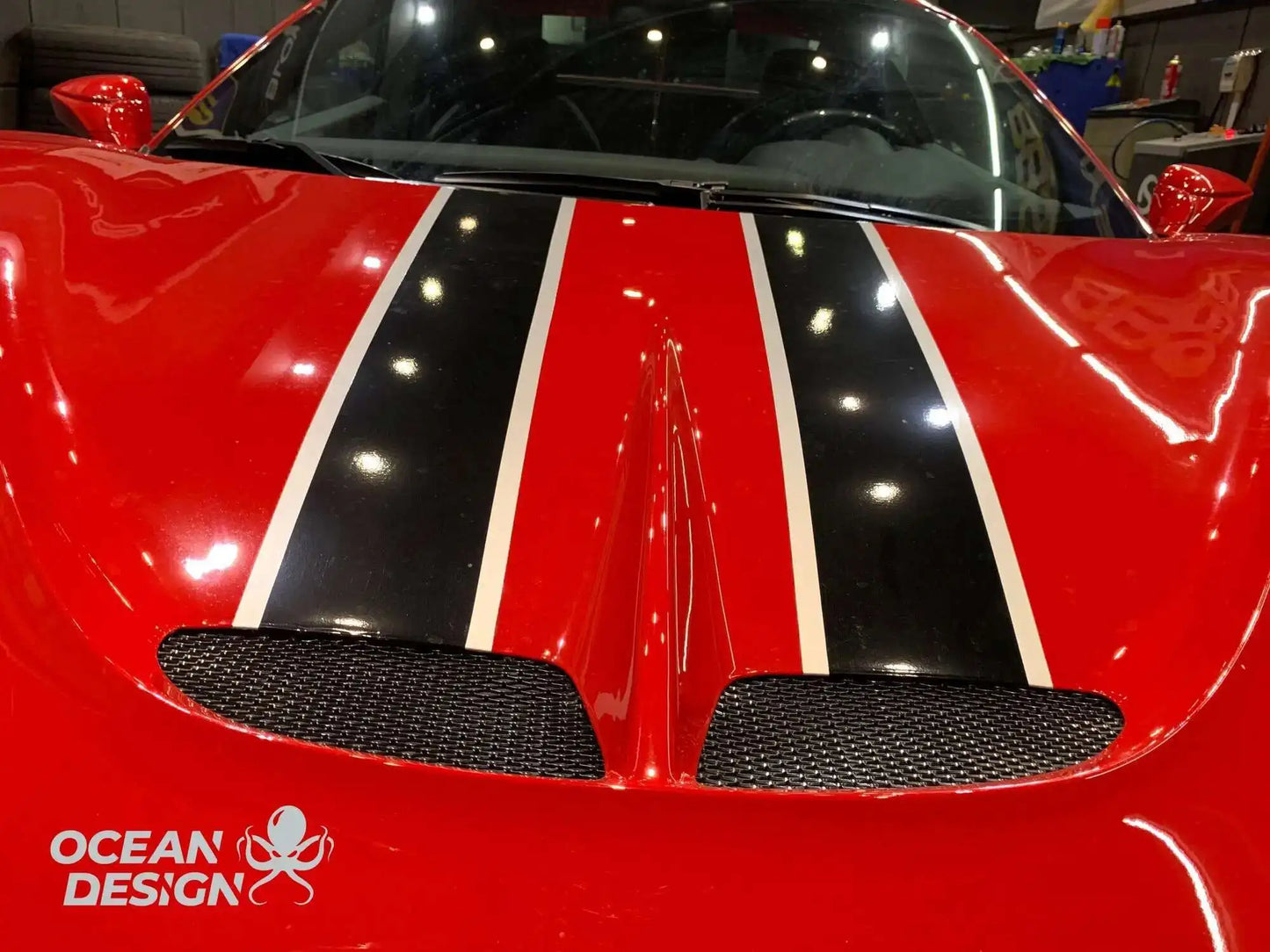 Suitable for Ferrari 458 Modified with Special Carbon Fiber Tail Wing, Front Bumper, Hood, Lip, Rear Spoiler Comparison Trim