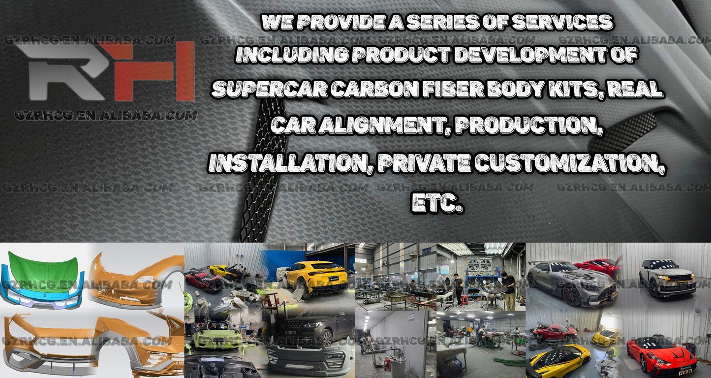 suitable for  McLaren GT Upgrade Dry Carbon Fiber Rear Spoiler