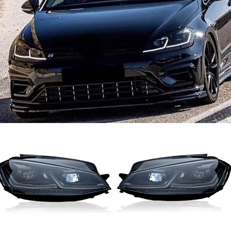 Headlight for Volkswagen vw Golf 7.5 14-20 Modified LED Head Lamp Dynamic Signal Lens Automotive Accessories