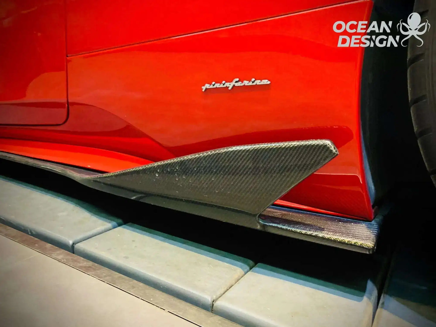 Suitable for Ferrari 458 Modified with Special Carbon Fiber Tail Wing, Front Bumper, Hood, Lip, Rear Spoiler Comparison Trim