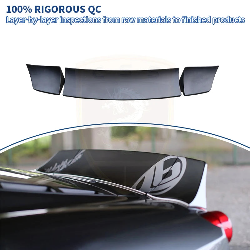 FRP Material Rear Truck Wing Lid For Ferrari F430 Upgrade LB Style CarTail Truck Spoiler Lip Ducktail Wing Moulding Accessory