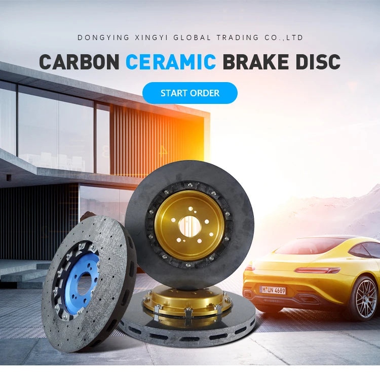 Upgraded versionNew Stock Arrival CCB Rotors Front and Rear Ceramic Brake Rotors for Mclaren GTR R35 Carbon Disk and Pads