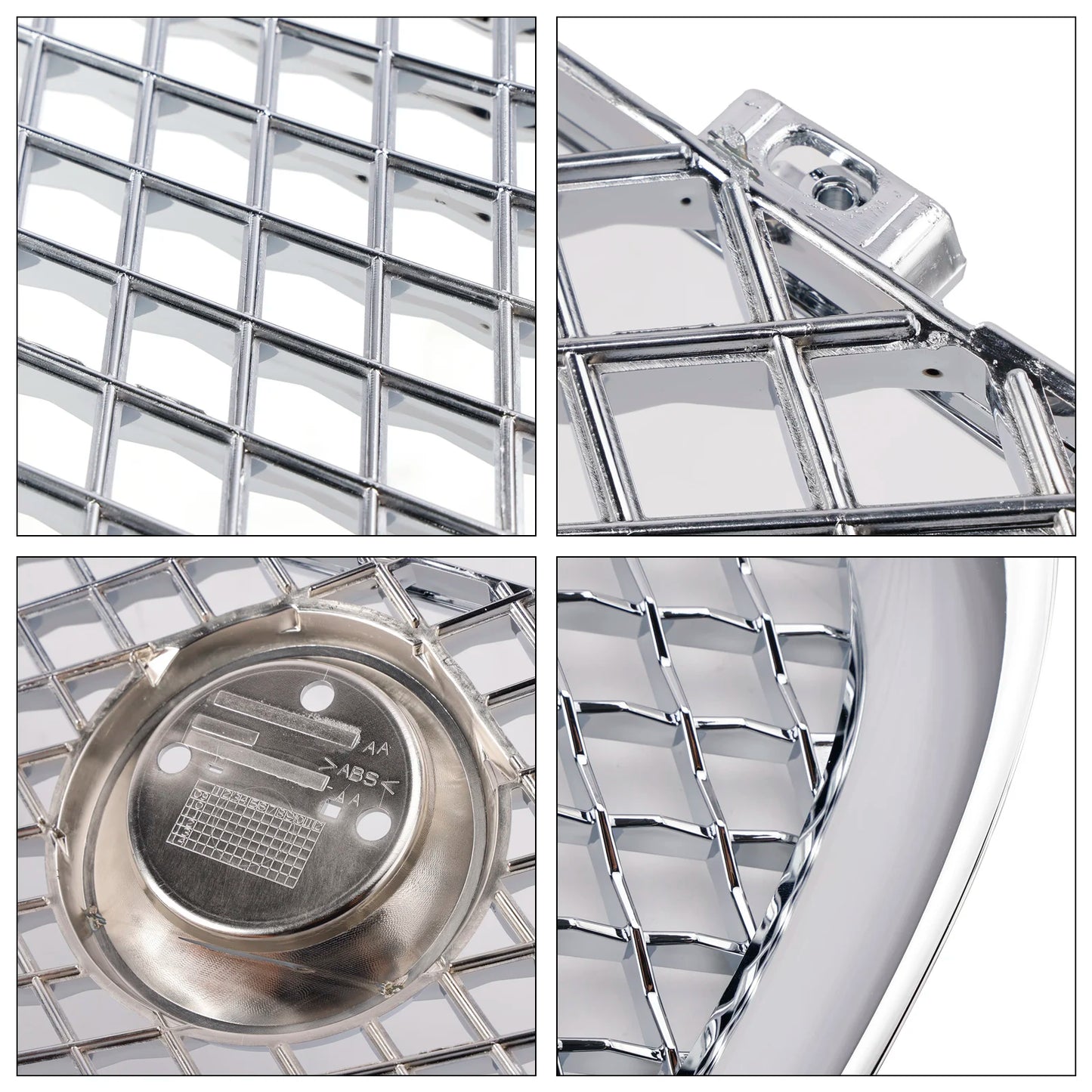 Chrome Front Bumper Grill Grille Fit for Jaguar XJ 2010 2011 2012 2013 2014 2015