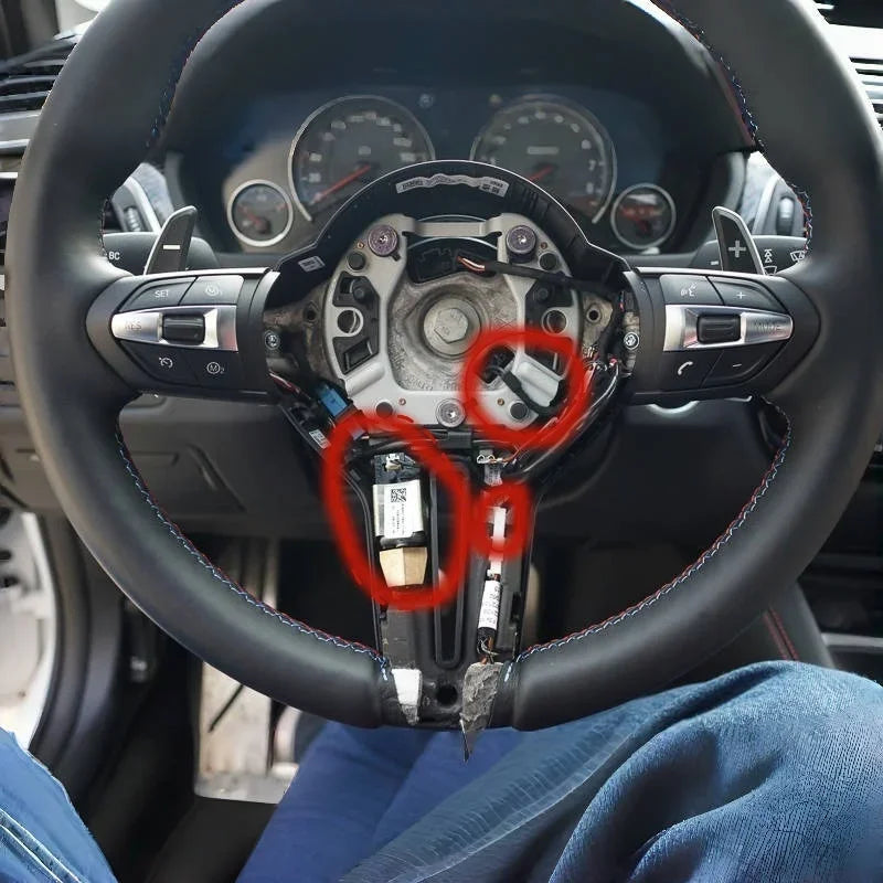Steering Wheel Motor Module for BMW F10 F30 F48 F20 F32 F34 F36 F44 and Other F-Chassis Variants Model Surpport Vibration Heatin - Use code SHOPAPP15 to get 15 percent off free shipping USA