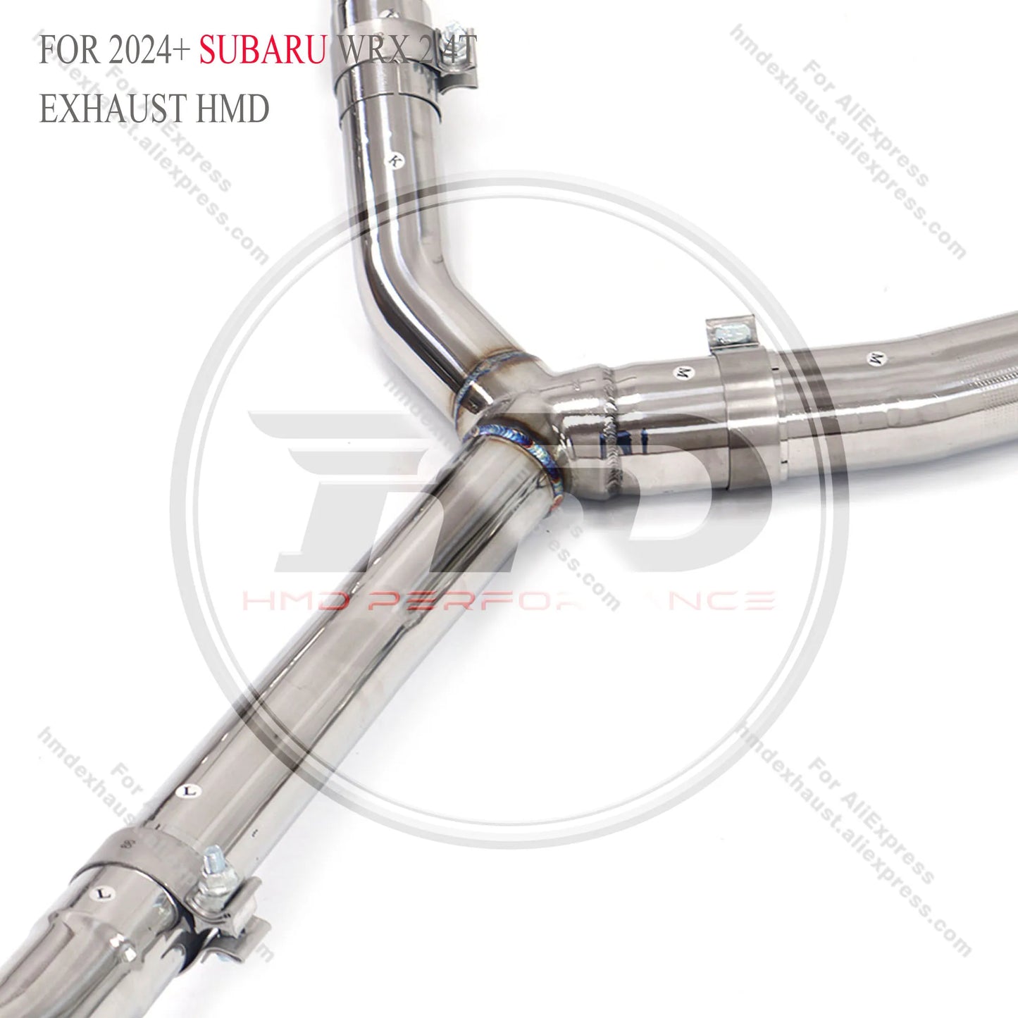 HMD Stainless Steel Exhaust System Performance Catback Is Suitable For 2024+ Subaru WRX 2.4T Car Muffler