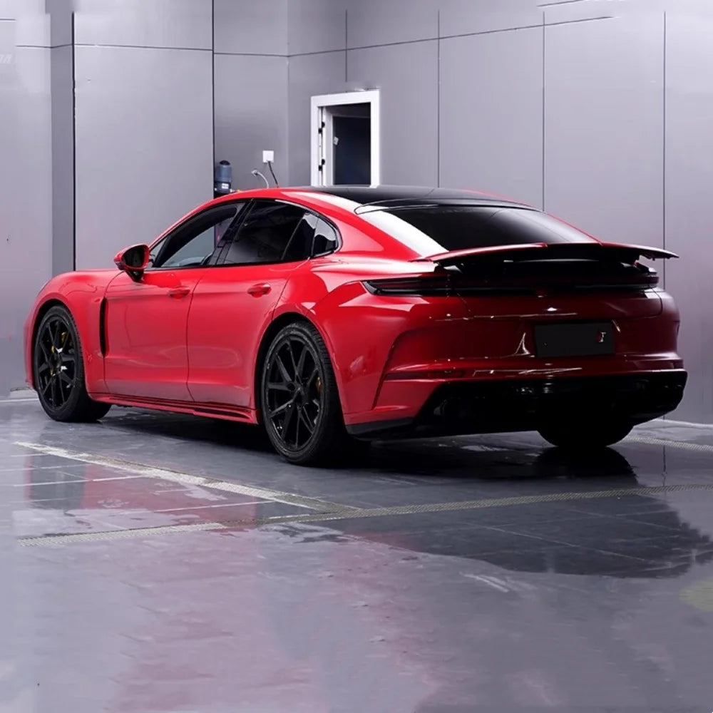 Unpainted Car Kit For Porsche Panamera 976 2024 2025 Modified Front Rear Bumper Lip Grille Side Skirt Fog Lamp Frame