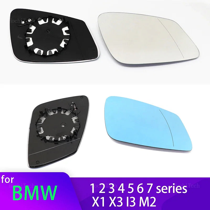 Color: Dark Grey - Heating Side Mirror Glass Lens Door Wing Rear View Mirror Glass for BMW X1 E84 F48 F20 F21 F40 F22 F23 F30 F31 F34 F10 F07 F11 - Premium Exterior Parts from Dabomai - Just $23.85! Shop now at Rapidvehicles