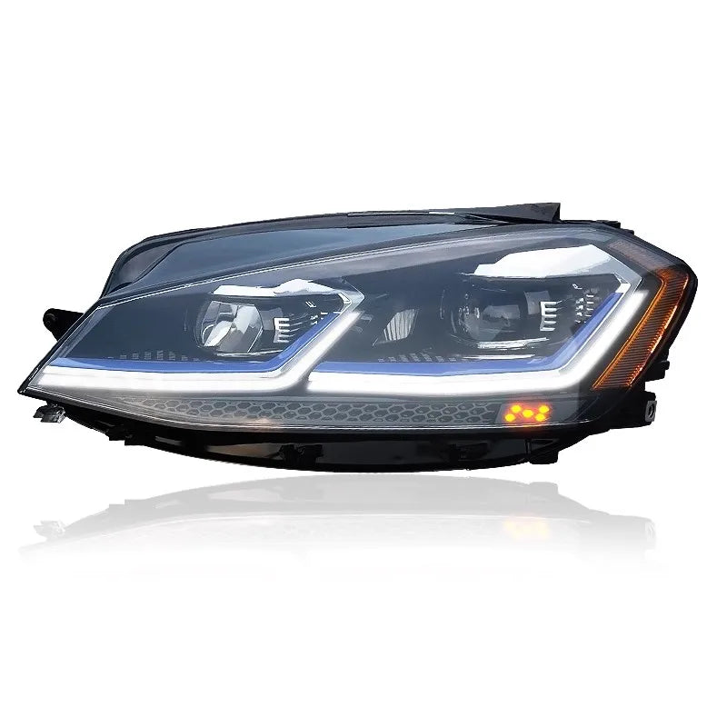 Headlight for Volkswagen vw Golf 7.5 14-20 Modified LED Head Lamp Dynamic Signal Lens Automotive Accessories