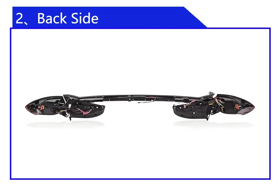 Upgraded Through Taillights Accessories for BMW 7 Series F01 F02 G11 G12 730Li 740Li 750Li 2008-2019 LED Car Taillights Assembly