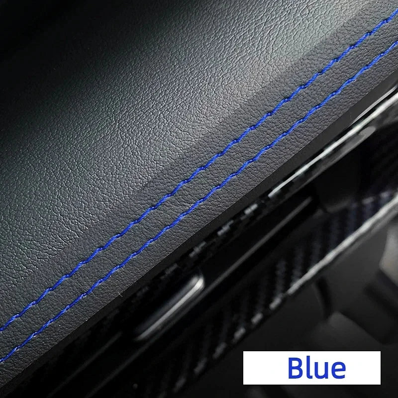 Color Name: Blue, Size: L - New Self-adhesive Moulding Trim Car Interior Styling Dashboard PU Leather Decoration Line DIY Braid Strip Car Decoration - Premium Interior Accessories from NoEnName_Null - Just $4.53! Shop now at Rapidvehicles