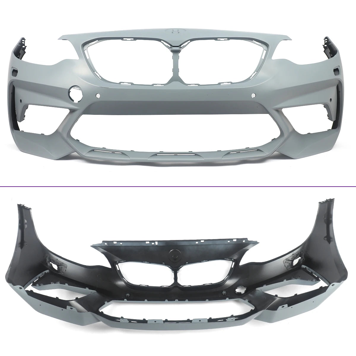 Bodykits for BMW 2 Series F22 F87 218d 220d Front Bumper Splitter Rear Diffuser Lip M2 CS Competition Style Side Skirt 2014-2021