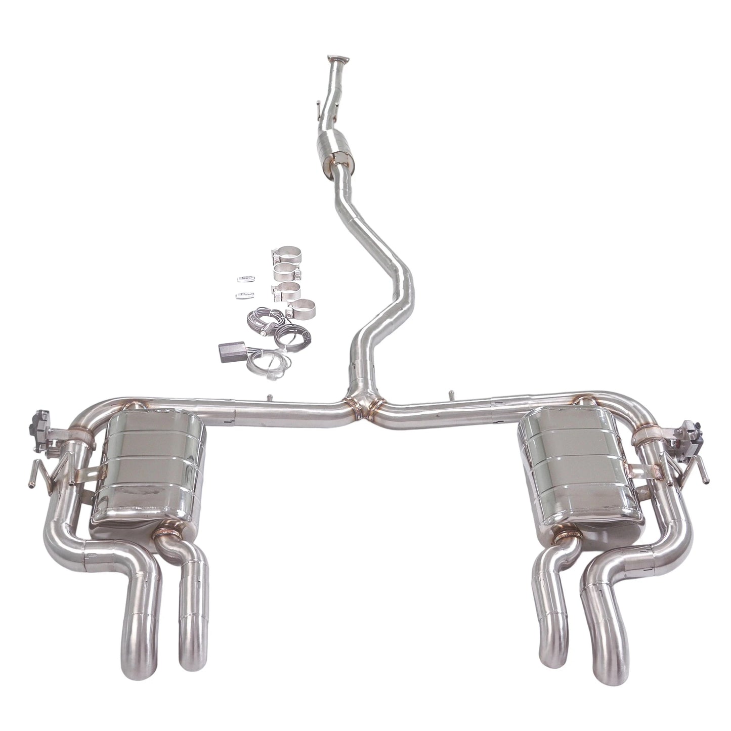 GFC Catback Exhaust Muffler for 2018 10th Gen Honda Civic FC1 1.5T, Car Electric Valve Exhaust System Made of Stainless Steel