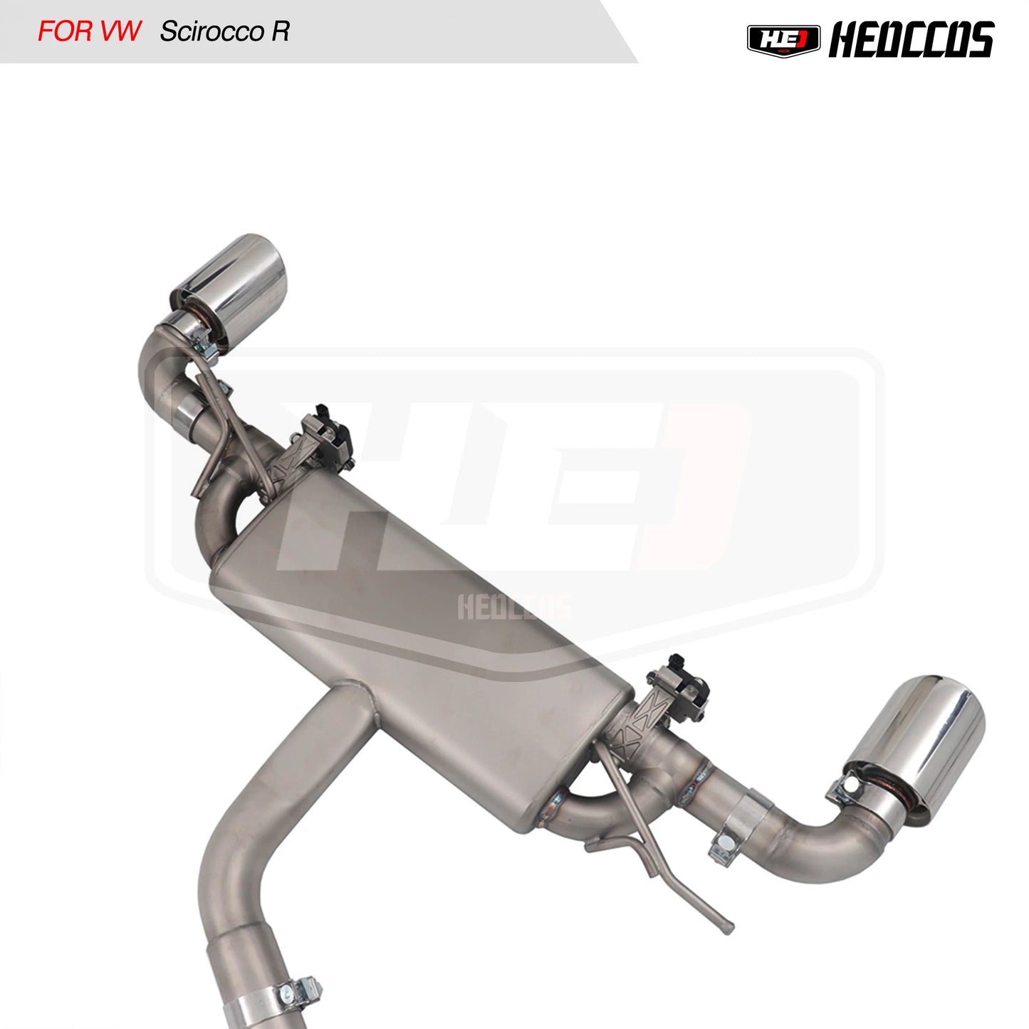 HEO Exhaust for Volkswagen/VW Scirocco R 2.0T Performance Upgrade Ss304 Muffler Catback Valved Exhaust