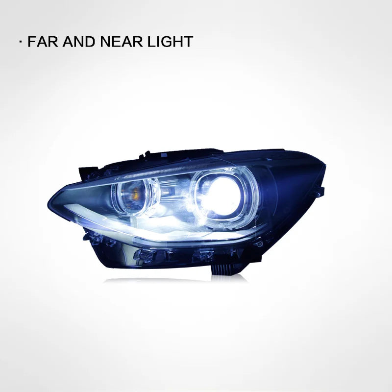 For BMW 1 Series F20 2014-2017 Car Auto Parts Headlight Assembly LED Lights Lamp DRL Signal Plug And Play Daytime Running