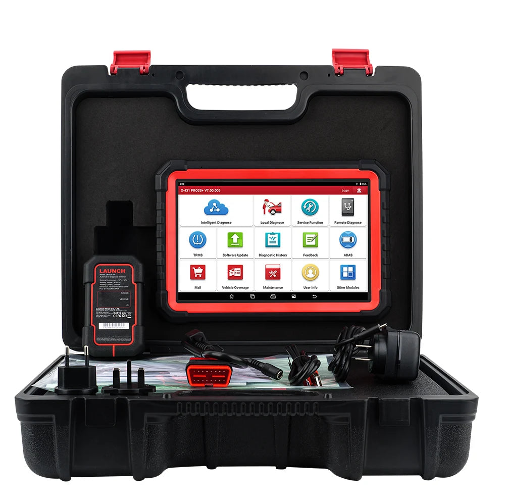 2025 LAUNCH X431 PRO3S+ V5.0 Car Diagnostic Tools 10.1' Auto OBD OBD2 Scanner CANFD DOIP Topology Map Bidirectional ECU Coding