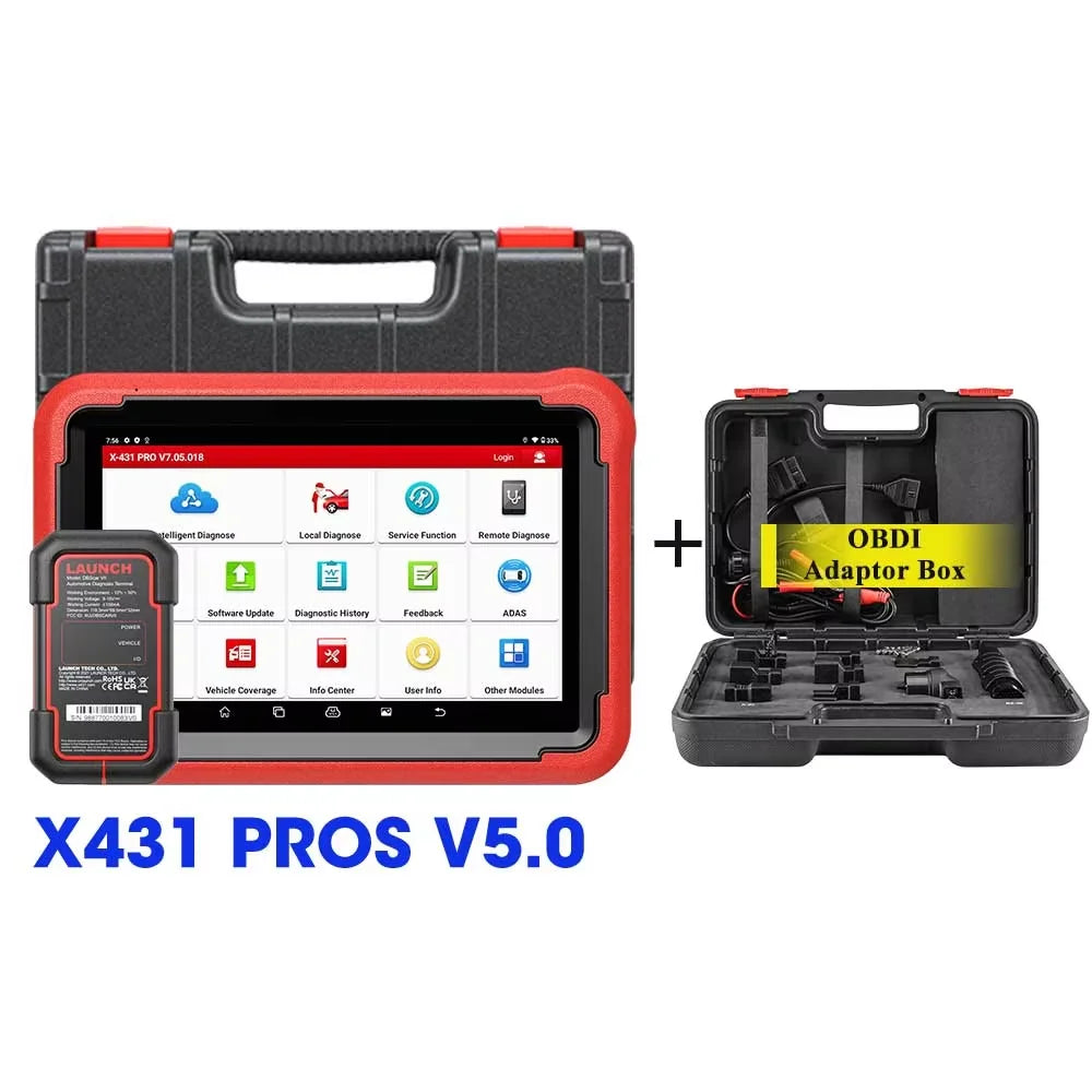 LAUNCH X431 PROS V 5.0 Diagnostic Tools OBD2 Car Scanner PRO V All System Diagnostic Automotive Tool ECU Coding 2024 New Version
