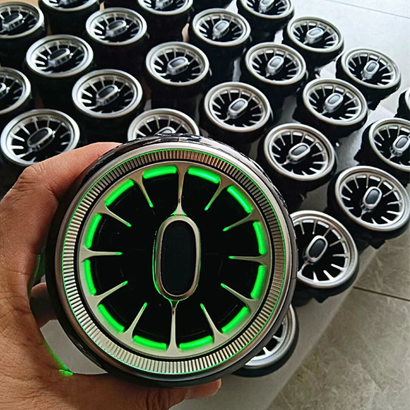 The dashboard air conditioning vent LED 64-color turbo vent is suitable for Hummer H2