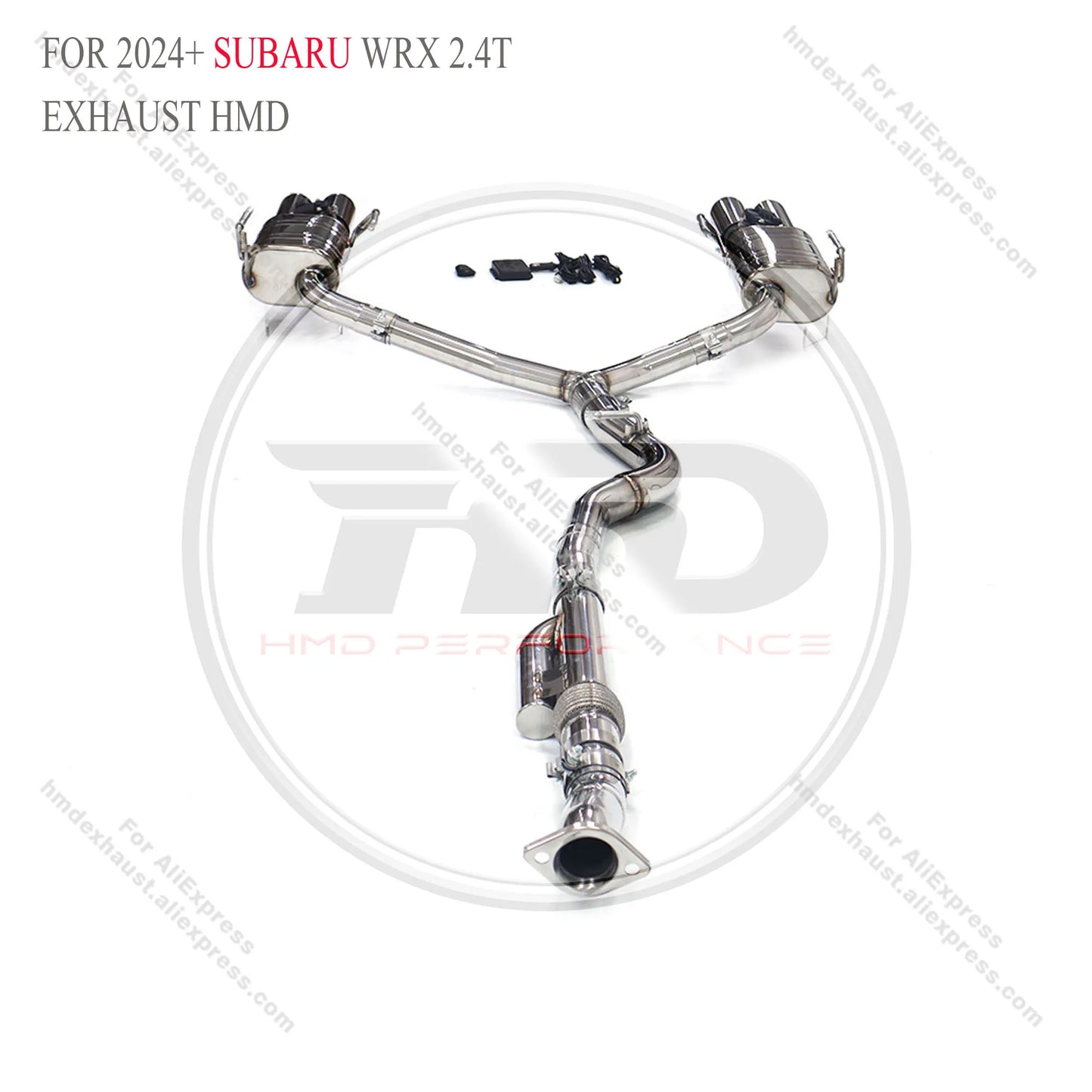 HMD Stainless Steel Exhaust System Performance Catback Is Suitable For 2024+ Subaru WRX 2.4T Car Muffler