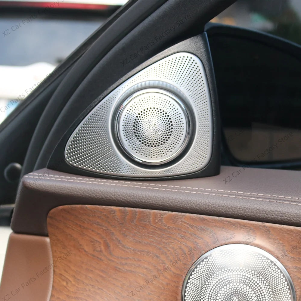 For Mercedes-benz C Glc E S W205 W213 W222 X253 64 Colors Led Rotating Tweeter Speaker Rgb Led Ambient Light 3d Horn Accessory