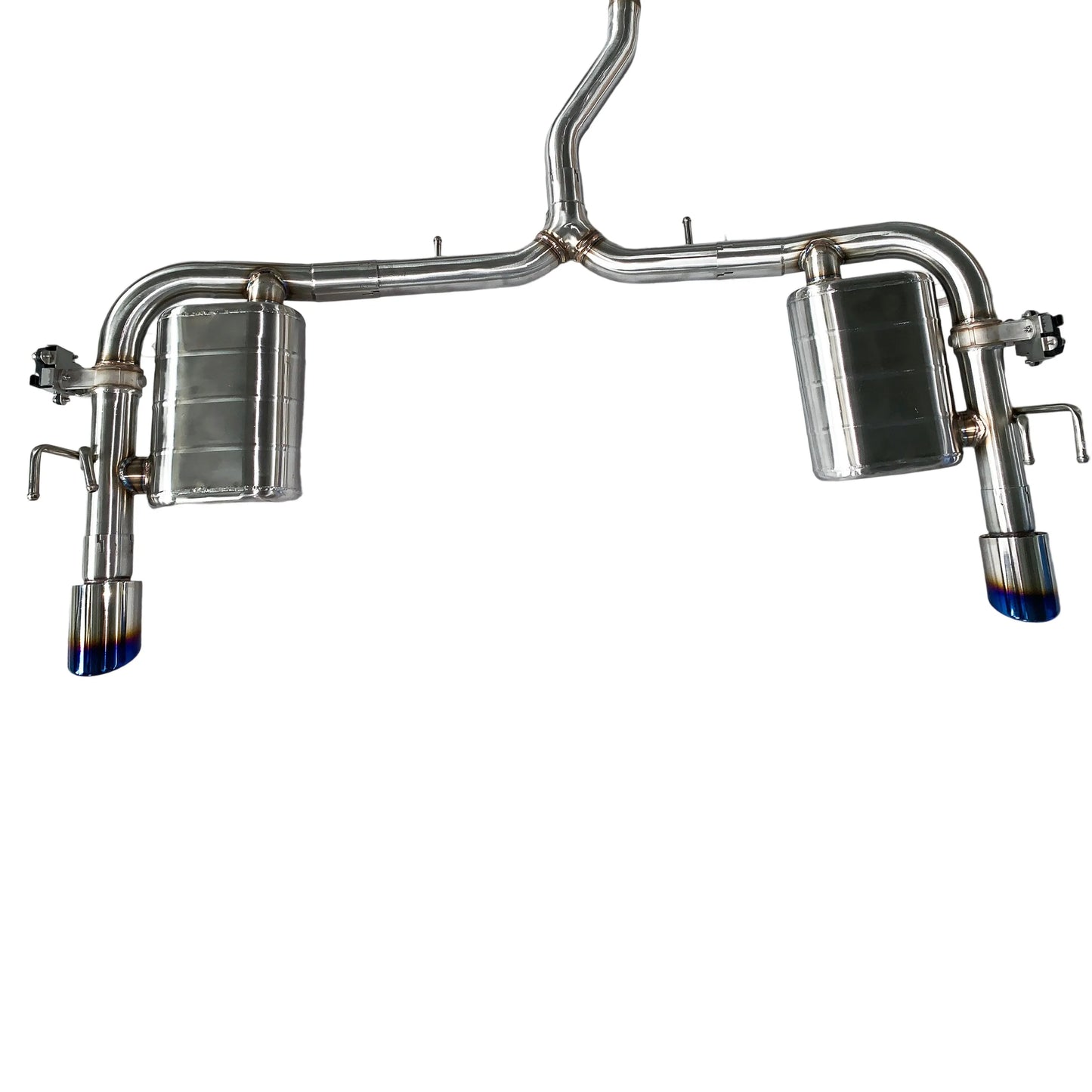 [Custom Product] Suitable for 2025 Honda Civic SI 1.5T Catback stainless steel valve exhaust pipe 89 blue plated double out