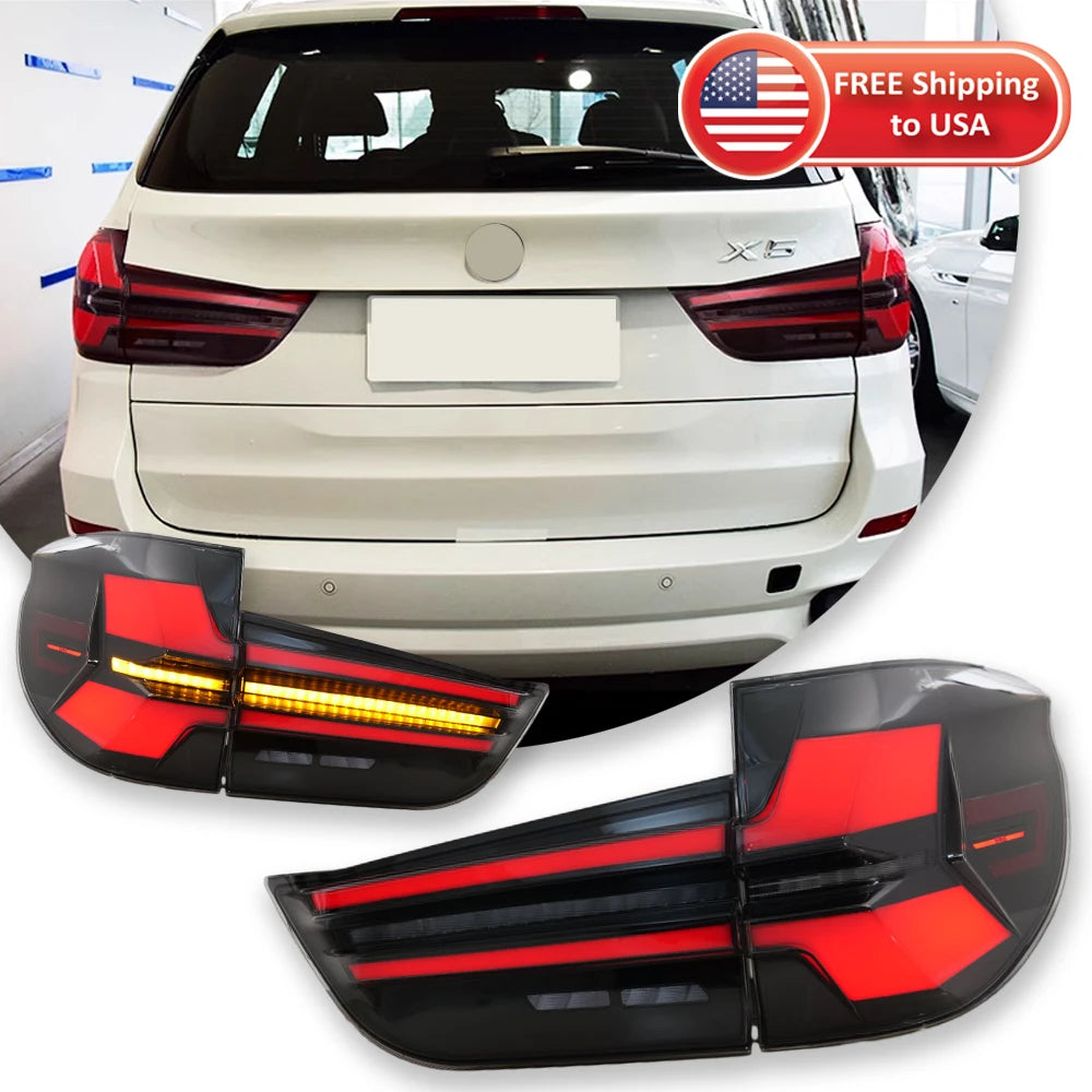 TYPY Car Lights For BMW X5 F15 2014-2018 Taillight LED Projetor Tail Lamp Daytime Running Light Automotive Accessories