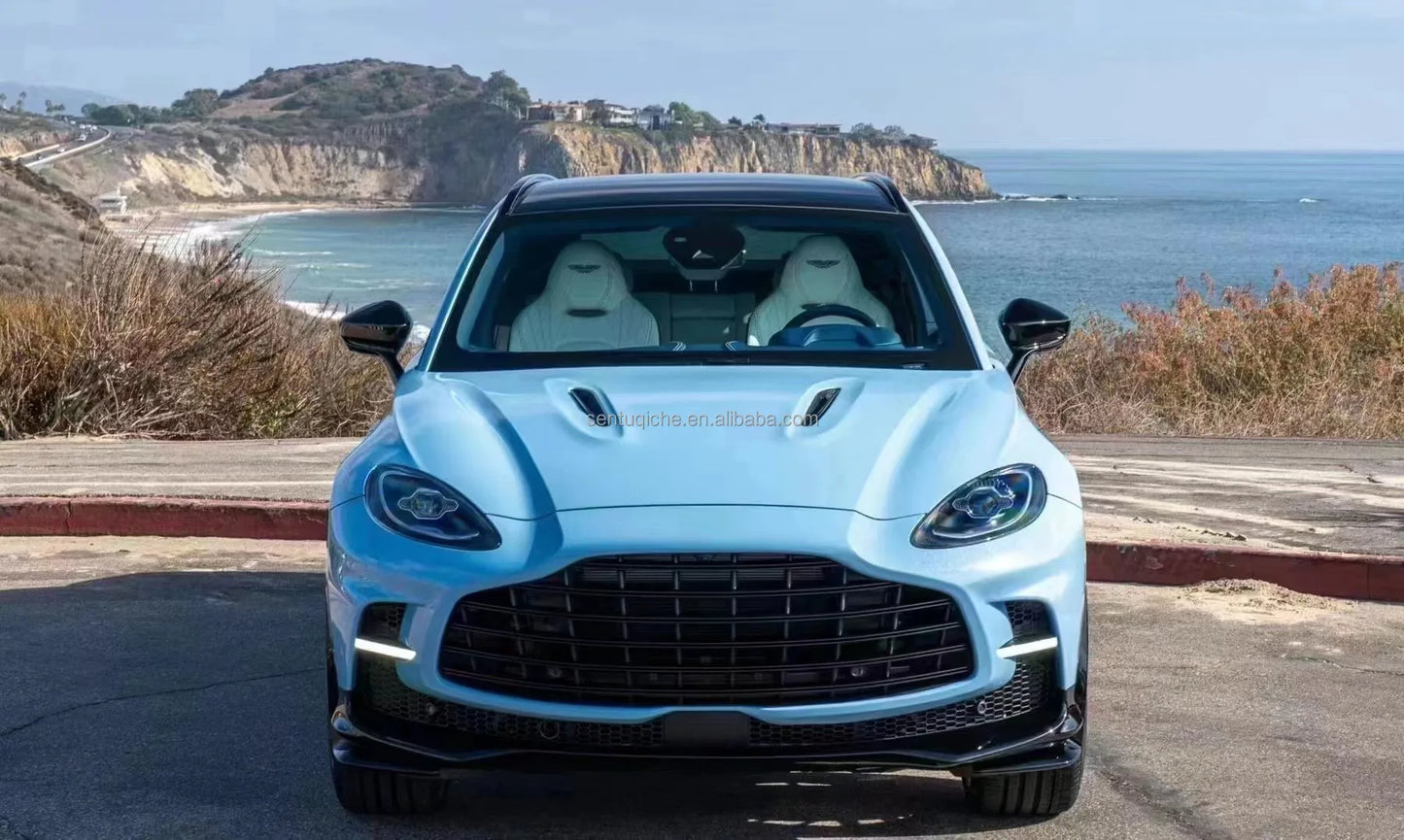 For Aston Martin DBX Upgrade 707 Front and Rear Bumper Spoiler Carbon Fiber Body Kit