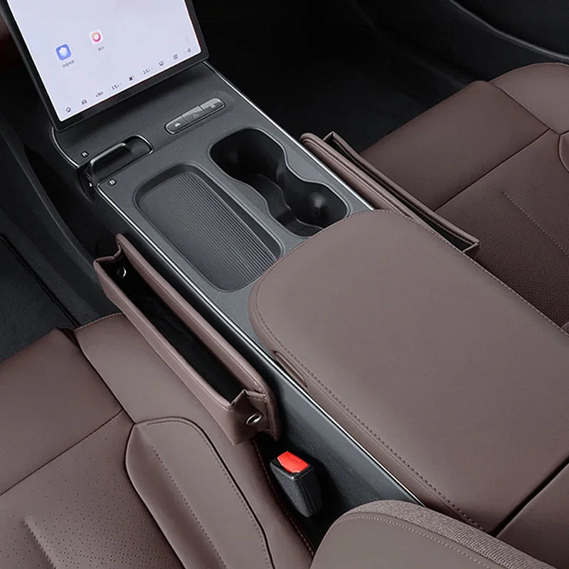 Color Name: Black - Car Front Seat Crevice Storage Box Pocket For - Premium Interior Accessories from zhengyuhan - Just $35.99! Shop now at Rapidvehicles