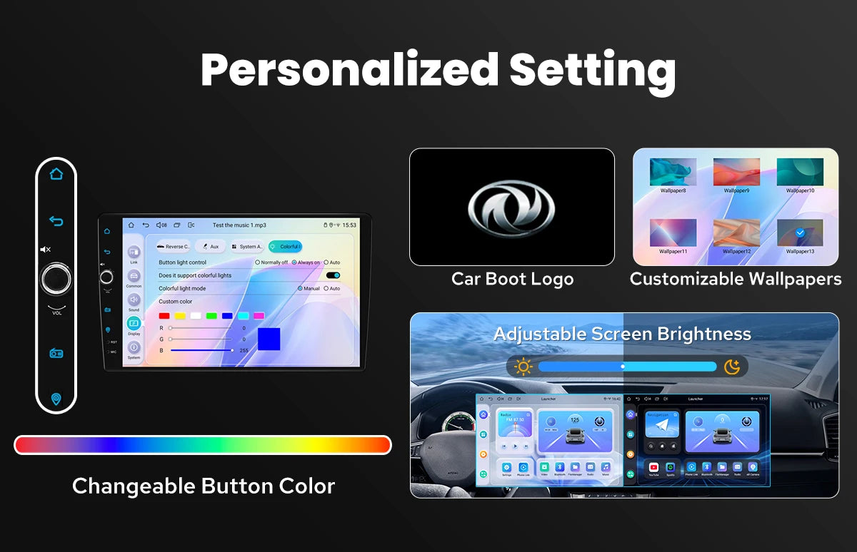 JOYING 10.1"Android 13.0 Car Stereo Radio Multimedia Playere Head Unit With Apple Carplay Android Auto For Honda CRV 2012-2016