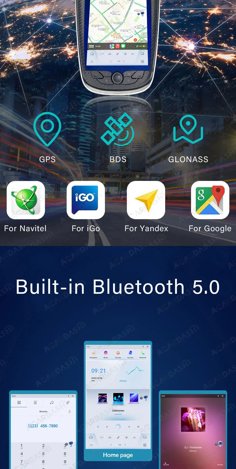 Newest Android Screen for Mclaren GT/570/540C/600LT Android 11 Car Multimedia Player GPS Radio Stereo Head Unit Radio