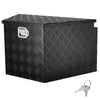 VEVOR Trailer Tongue Box, Aluminum Alloy Diamond Plate Tongue Box Tool Chest, Heavy Duty Trailer Box Storage with Lock and Keys, Utility Trailer Tongue Box for Pickup Truck, RV, Trailer, 33"x19"x18" - Premium Truck Tool Boxes from VEVOR - Just $185.89! Shop now at Rapidvehicles