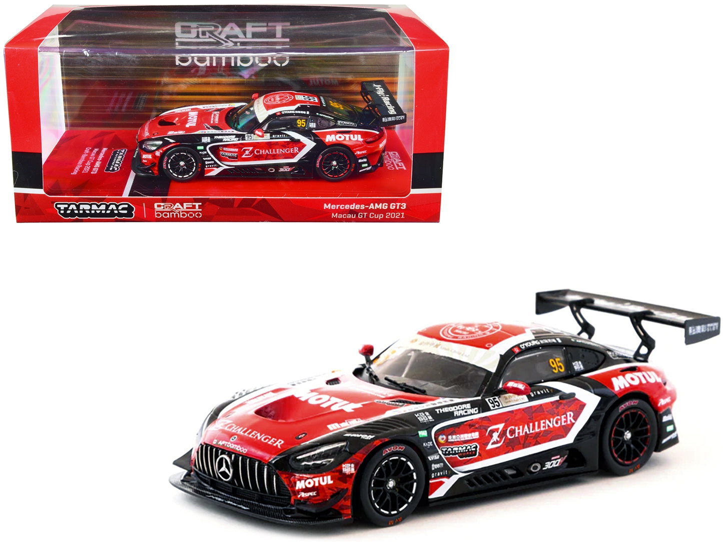 Mercedes-AMG GT3 #95 Darryl O'Young "Craft-Bamboo Racing" Winner - Premium Mercedes Models from Tarmac Works - Just $63.89! Shop now at Rapidvehicles