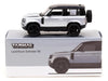 Land Rover Defender 90 Silver Metallic with Black Top "Global64" Series 1/64 Diecast Model Car by Tarmac Works - Premium  from Tarmac Works - Just $35.99! Shop now at Rapidvehicles