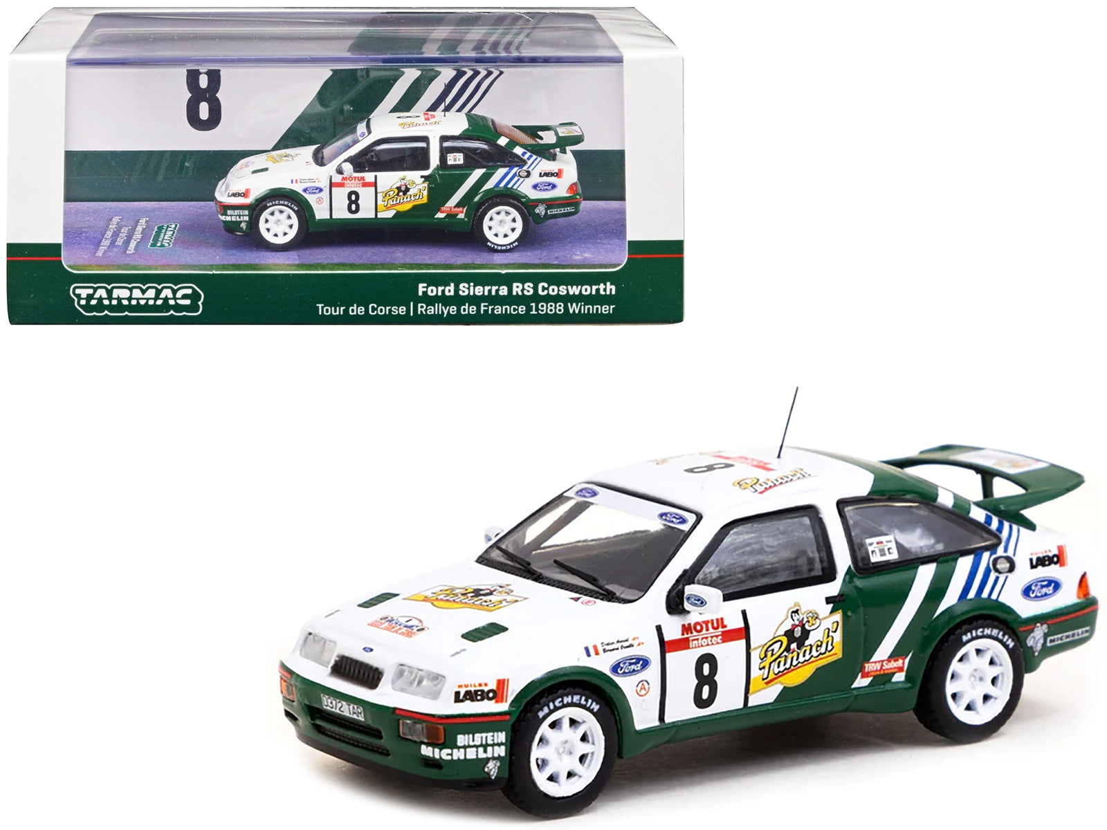 Ford Sierra RS Cosworth #8 Didier Auriol - Bernard Occelli Winner - Premium Ford Models from Tarmac Works - Just $52.19! Shop now at Rapidvehicles