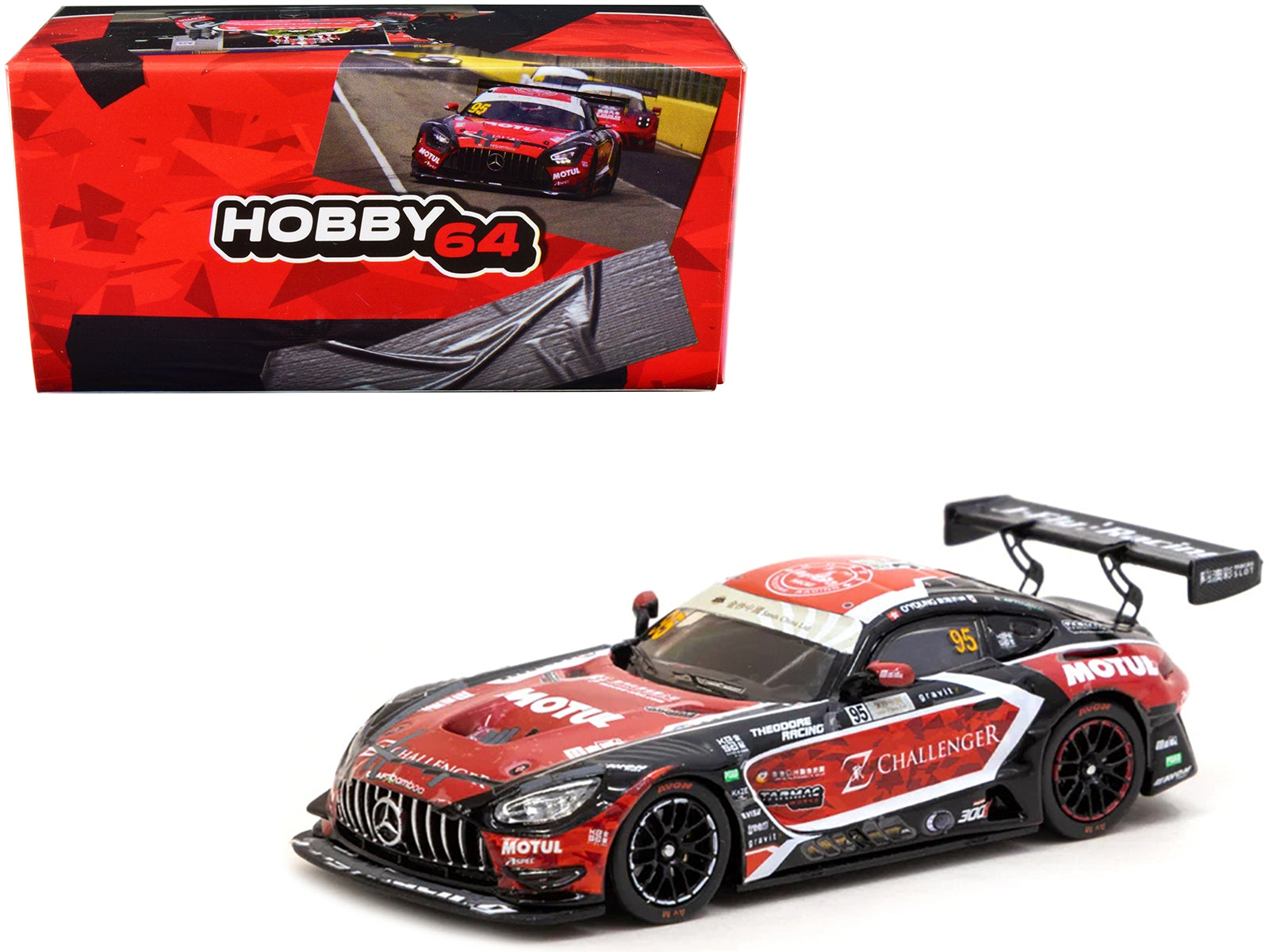 Mercedes-AMG GT3 #95 Darryl O'Young "Craft-Bamboo Racing" Winner Macau GT Cup Race 2 (2021) "Hobby64" Series 1/64 Diecast Model Car by Tarmac Works - Premium Mercedes Models from Tarmac Works - Just $39.03! Shop now at Rapidvehicles