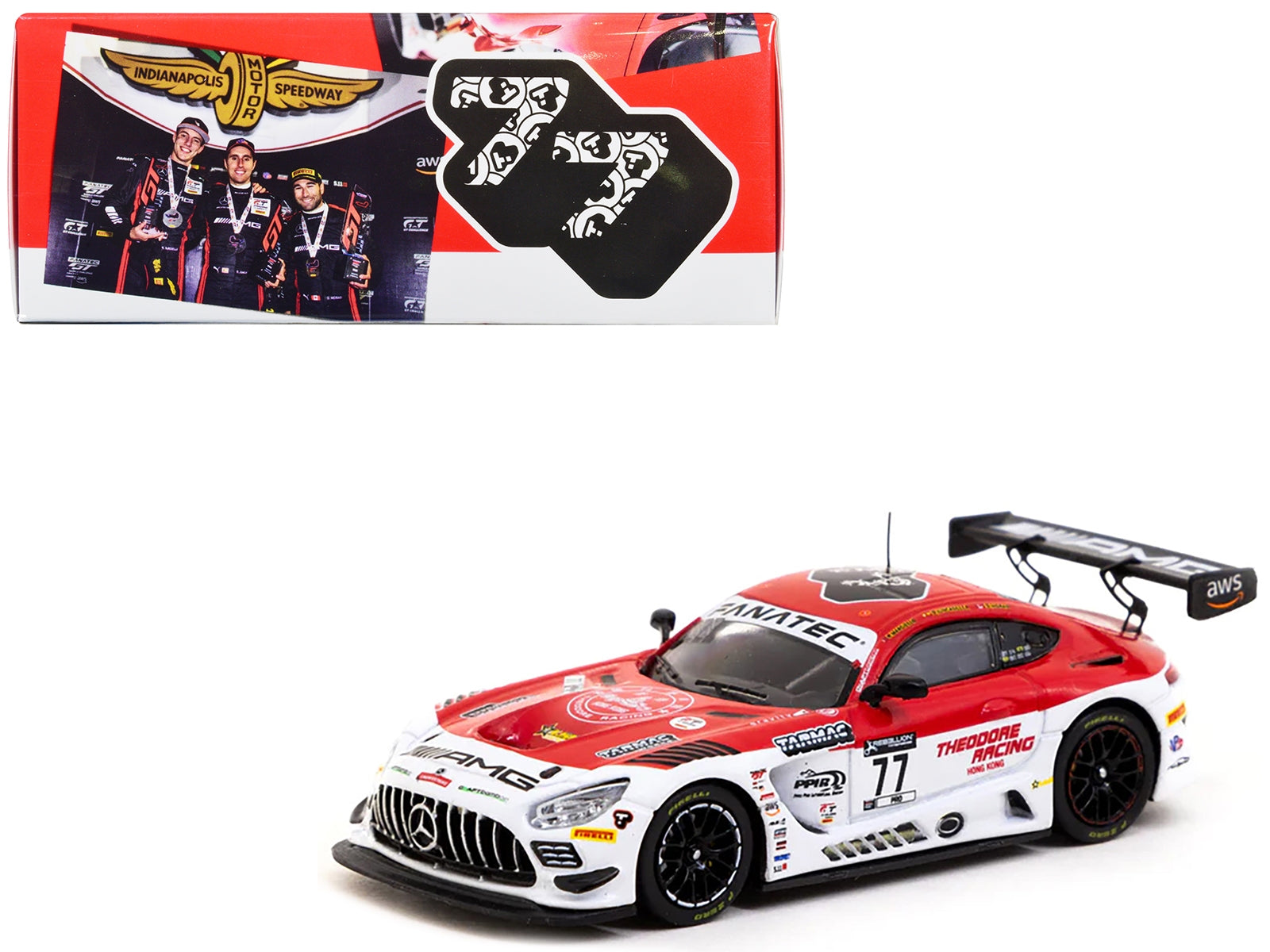 Mercedes-AMG GT3 #77 Daniel Juncadella - Raffaele Marciello - Daniel Morad "Craft-Bamboo Racing" Winner "Indianapolis 8 Hours" (2022) "Hobby64" Series 1/64 Diecast Model Car by Tarmac Works - Premium Mercedes Models from Tarmac Works - Just $39.03! Shop now at Rapidvehicles