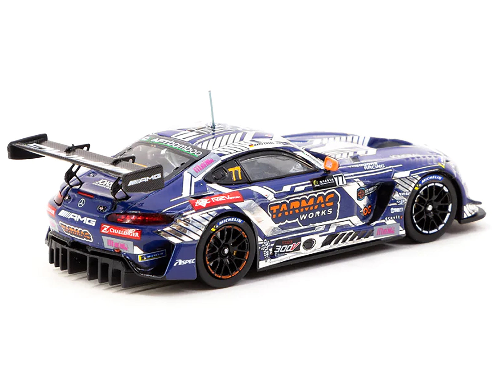 Mercedes-AMG GT3 #77 Maro Engel "Craft-Bamboo Racing" Winner Macau GT Cup (2022) "Hobby64" Series 1/64 Diecast Model Car by Tarmac Works - Premium Mercedes Models from Tarmac Works - Just $37.13! Shop now at Rapidvehicles