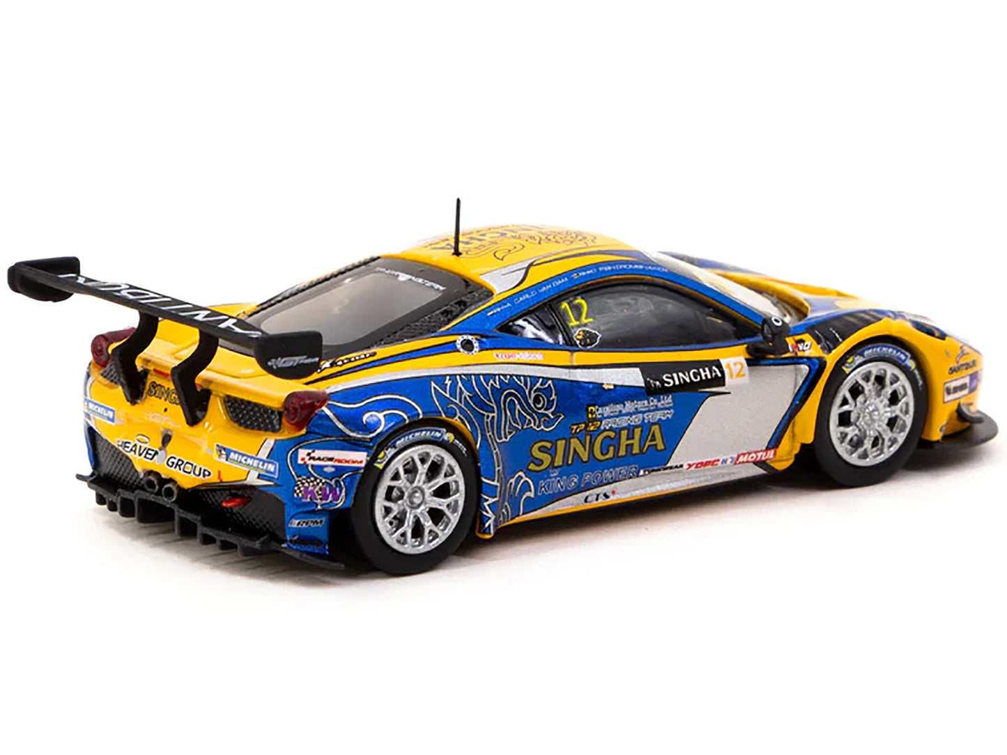 Ferrari 458 Italia GT3 #12 Carlo van Dam - Piti Bhirombhakdi - Premium Ferrari Models from Tarmac Works - Just $53.09! Shop now at Rapidvehicles