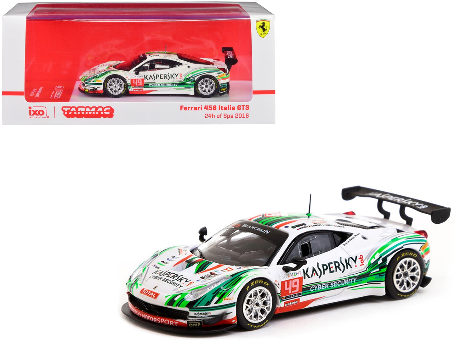 Ferrari 458 Italia GT3 #49 Rui Aguas - Stephane Lemeret - - Premium Ferrari Models from Tarmac Works - Just $53.09! Shop now at Rapidvehicles