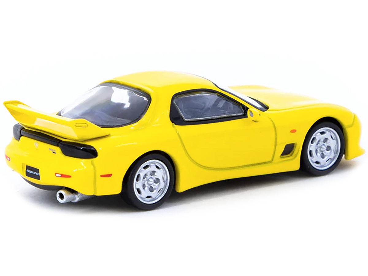 Mazda RX-7 (FD3S) Mazdaspeed A-Spec RHD (Right Hand Drive) Competition Yellow Mica "Global64" Series 1/64 Diecast Model Car by Tarmac Works - Premium Mazda Models from Tarmac Works - Just $31.99! Shop now at Rapidvehicles